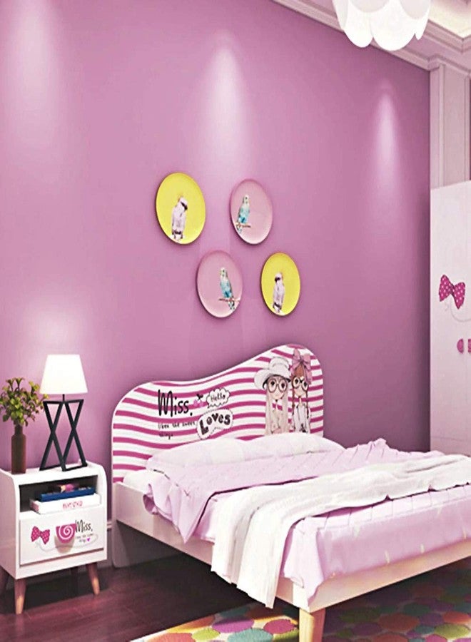 Fusion Graphix Matt Pink Vinyl Contact Paper Decorative Self Adhesive Shelf Liner Waterproof Removable Peel and Stick Wallpaper for Bedroom Living Room Wall Décor (24x24 inch) - Image 3